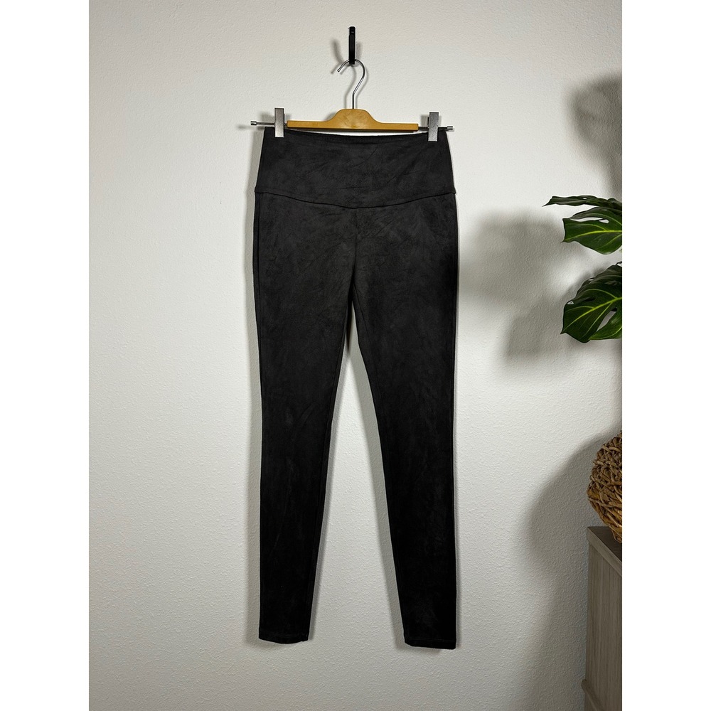 J McLaughlin Charcoal Faux Suede High Waist Leggings Pants‎ Women's XS